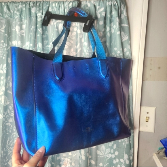 Coach Handbags - RARE Coach hologram iridescent metallic tote bag